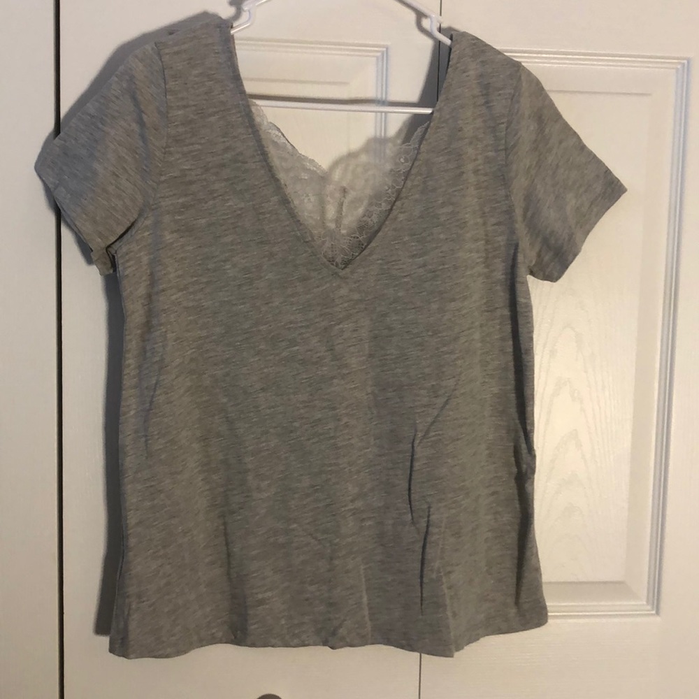Vici Lace neck Tee